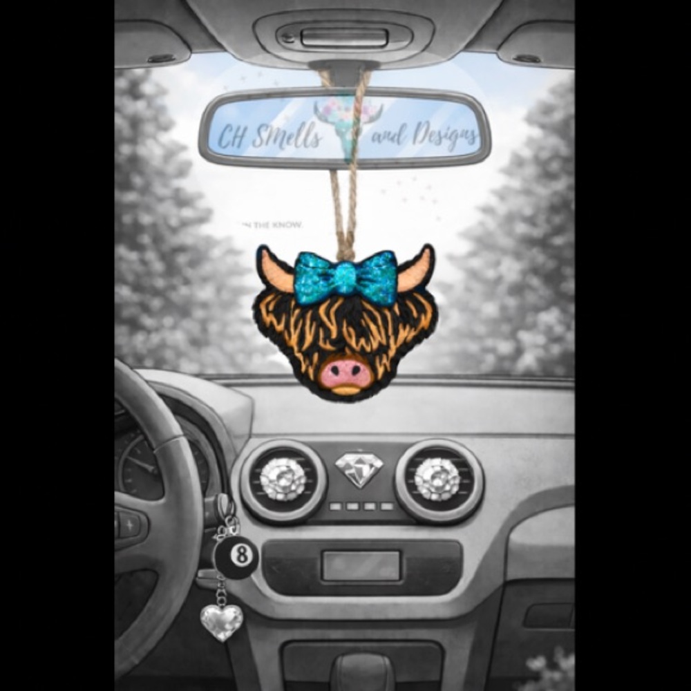 Funny Car Freshie / Air Freshener - Picture 2 of 2